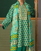Sea Green Lawn Suit