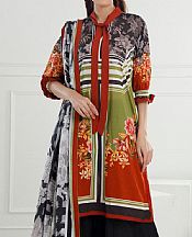 Gul Ahmed Multi Lawn Suit- Pakistani Lawn Dress
