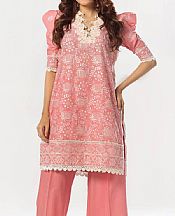 Gul Ahmed Pink Lawn Suit (2 pcs)- Pakistani Designer Lawn Suits