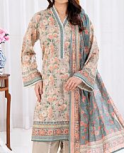 Beige Lawn Suit
