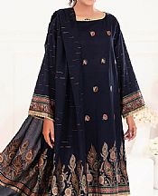 Navy Blue Jacquard Suit