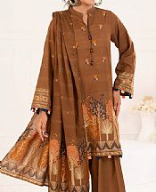 Brown Jacquard Suit