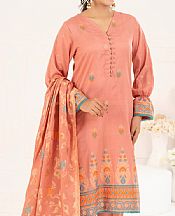 Peachy Pink Jacquard Suit
