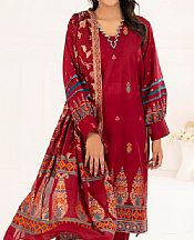 Cornell Red Jacquard Suit