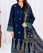 Dark Blue Jacquard Suit