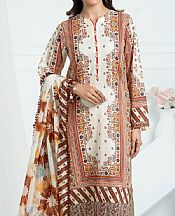 Off White Lawn Suit