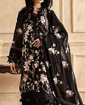 Gul Ahmed Black Voile Suit- Pakistani Lawn Dress