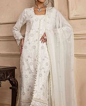 Gul Ahmed White Voile Suit- Pakistani Lawn Dress