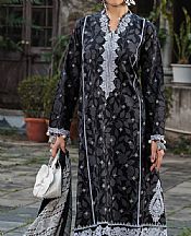 Black/Off White Lawn Suit