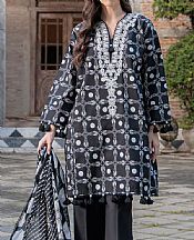Black/Off White Lawn Suit