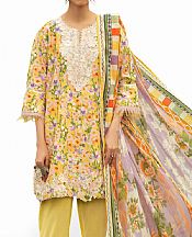 Yellow Lawn Suit