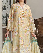 Cream Lawn Suit