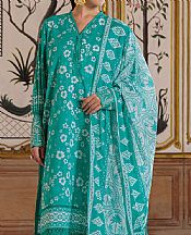 Sea Green Lawn Suit