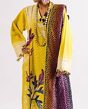 Golden Yellow Lawn Suit