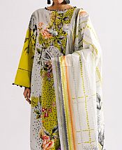 Muddy Yellow/Grey Lawn Suit
