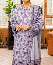 Gul Ahmed Lilac Lawn Suit- Pakistani Designer Lawn Suits