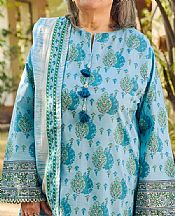 Light Blue Lawn Suit