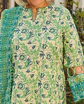 Ivory/Green Lawn Suit