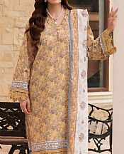 Orange Lawn Suit