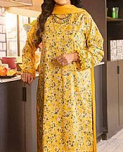 Gul Ahmed Mustard Lawn Kurti- Pakistani Lawn Dress