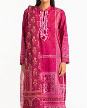 Gul Ahmed Cerise Pink Lawn Suit- Pakistani Designer Lawn Suits