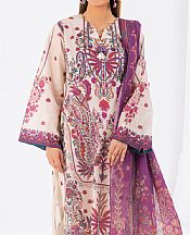 Gul Ahmed Ivory Lawn Suit- Pakistani Designer Lawn Suits