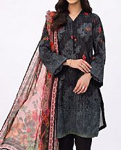 Gul Ahmed Black Lawn Suit- Pakistani Lawn Dress