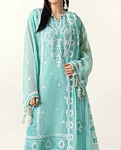 Pearl Aqua Cotton Suit