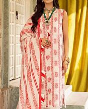 Gul Ahmed White/Pink Jacquard Suit- Pakistani Lawn Dress