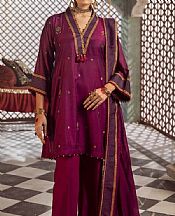 Gul Ahmed Pansy Purple Jacquard Suit- Pakistani Designer Lawn Suits