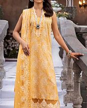 Gul Ahmed Yellow Lawn Suit- Pakistani Lawn Dress