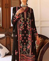 Gul Ahmed Black Lawn Suit- Pakistani Designer Lawn Suits