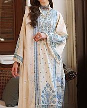 Gul Ahmed Off White Dobby Suit- Pakistani Lawn Dress