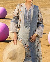 Gul Ahmed Grey Lawn Suit- Pakistani Lawn Dress