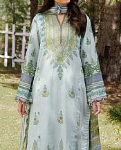 Light Grey Lawn Suit