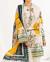 Off White Lawn Suit