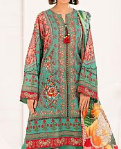 Sea Green Lawn Suit