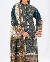 Nile Blue Lawn Suit