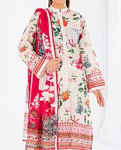 Off White Lawn Suit