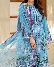 Moonstone Blue Lawn Suit