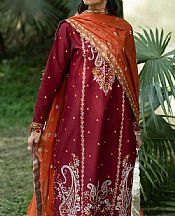 Vivid Burgundy Lawn Suit