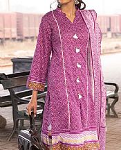 Orchid Purple Lawn Suit (2 Pcs)- Pakistani Lawn Dress