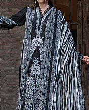 Black/Off White Lawn Suit