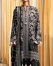 Black/Off White Lawn Suit