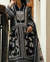 Black/Off White Lawn Suit