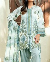 Pale Blue Cross Hatch Suit