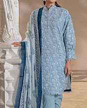 Cadet Grey Lawn Suit