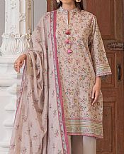 Pink Flare Lawn Suit