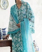 Sea Green Lawn Suit