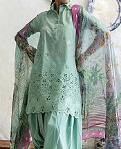 Summer Green Lawn Suit